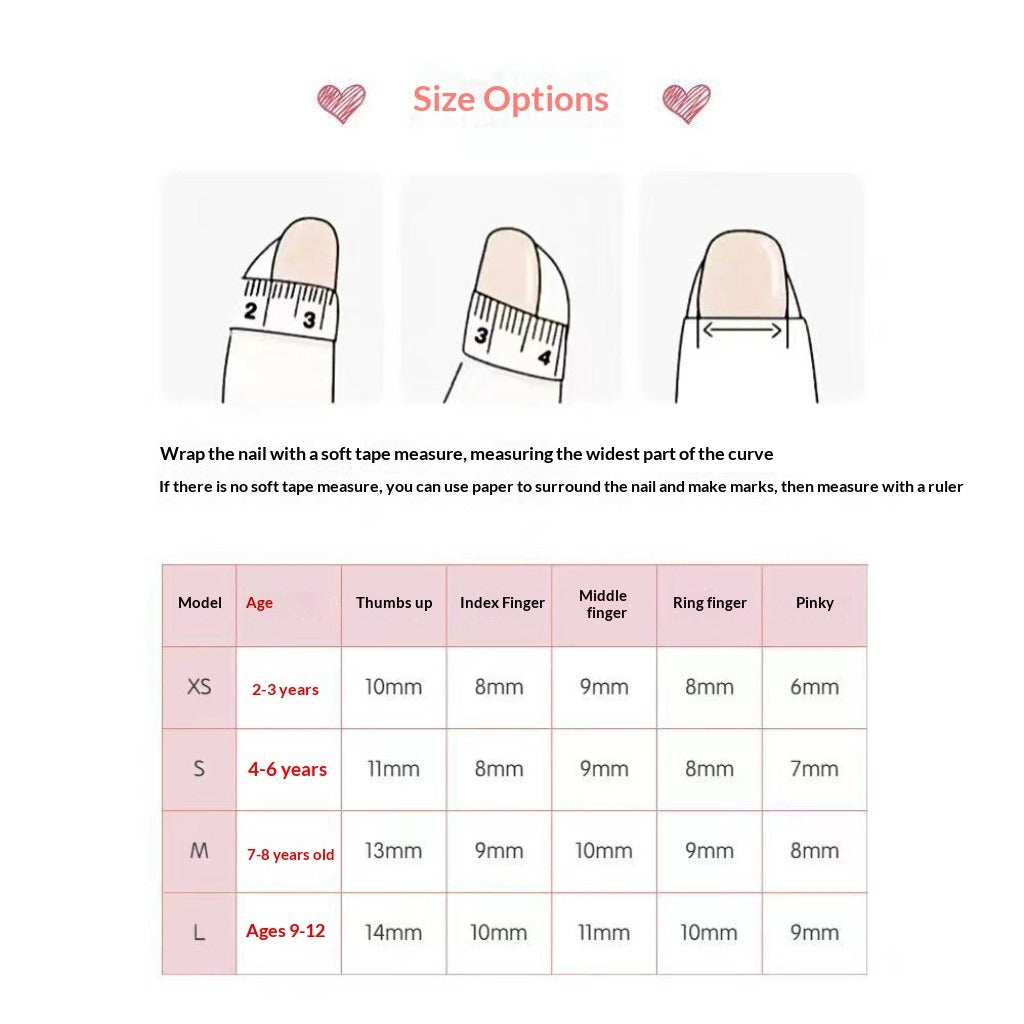 Melody Rotary Windmill Pastel Cute Kids Press On Nails