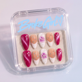 Broke Girl Cherry Blossom Fantasy 3D Floral Nails in Branded Acrylic Box