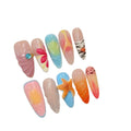 Island Vacation Tropical Summer Press On Nails