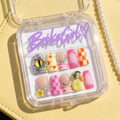 Broke Girl Candy Pop Patchwork Nails in Branded Acrylic Box
