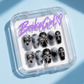 Broke Girl Gothic Angel Cross Nails in Branded Acrylic Box