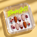 Broke Girl Sakura Cherry Autumn Nails in Branded Acrylic Box