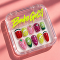 Broke Girl Summer Fruit Party Nails in Branded Acrylic Box